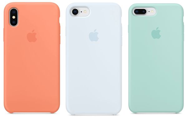 Uudet suojakuorivärit iPhoneille. Samat värit ovat tarjolla myös urheilurannekkeina Apple Watchille.
