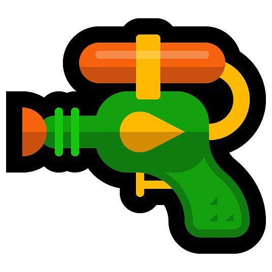 Microsoftin tuleva ase-emoji on pirteän värinen ja vettä ruiskiva.