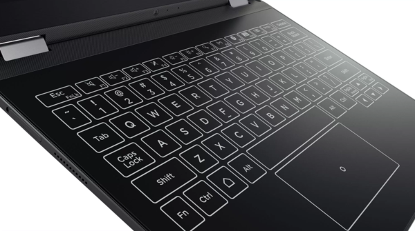 Halo Keyboard on myös Lenovo Yoga A12:n erikoisuus.