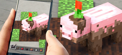 Myös Minecraft Earthissa eläimiä.