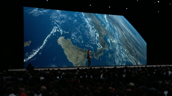 Apple TV:n uusi Maapallo-näytönsäästäjä.