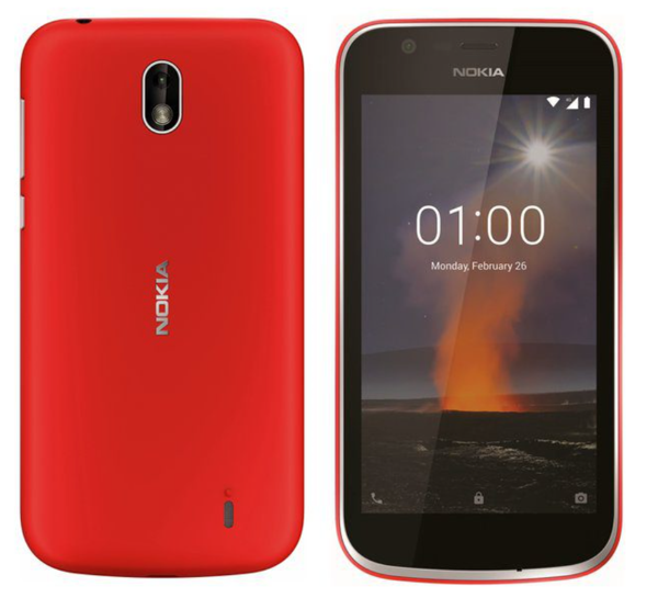 HMD Globalin Nokia 1 saattaa hyvin olla ensimmäisiä Android Go -puhelimia.