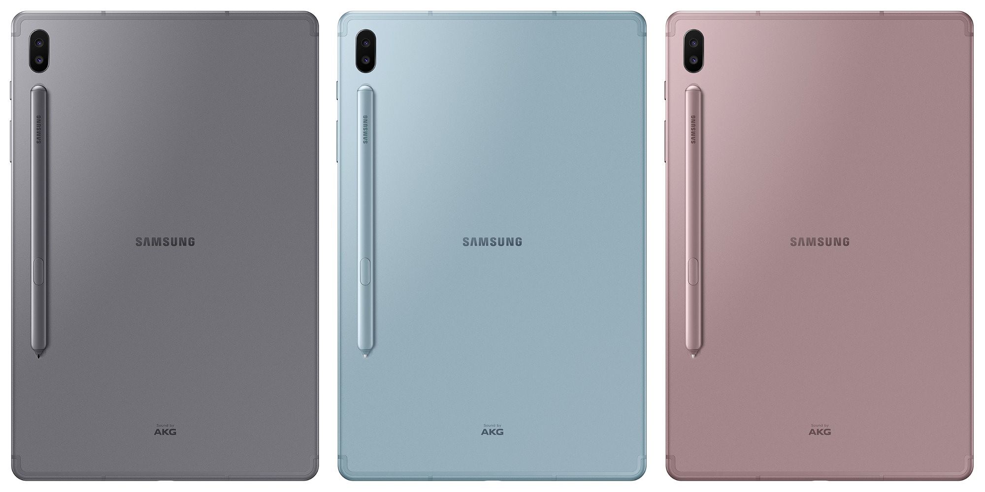 Galaxy Tab S6:n värivaihtoehdot.