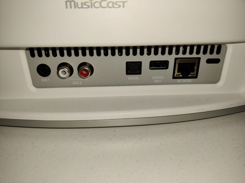 MusicCast50 connections
